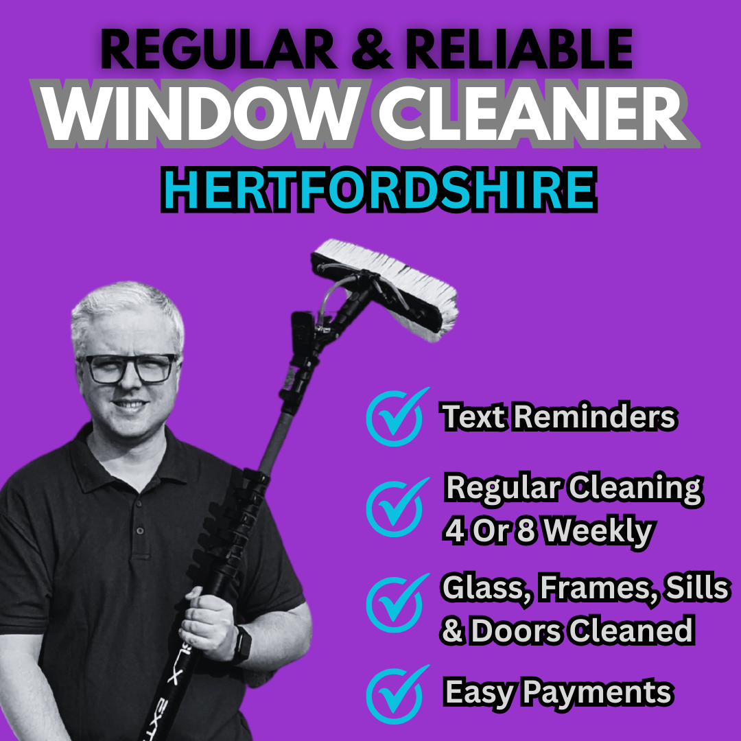 Regular Window Cleaning Bedfordshire & Hertfordshire Facebook ad: Click to Get Your Quote