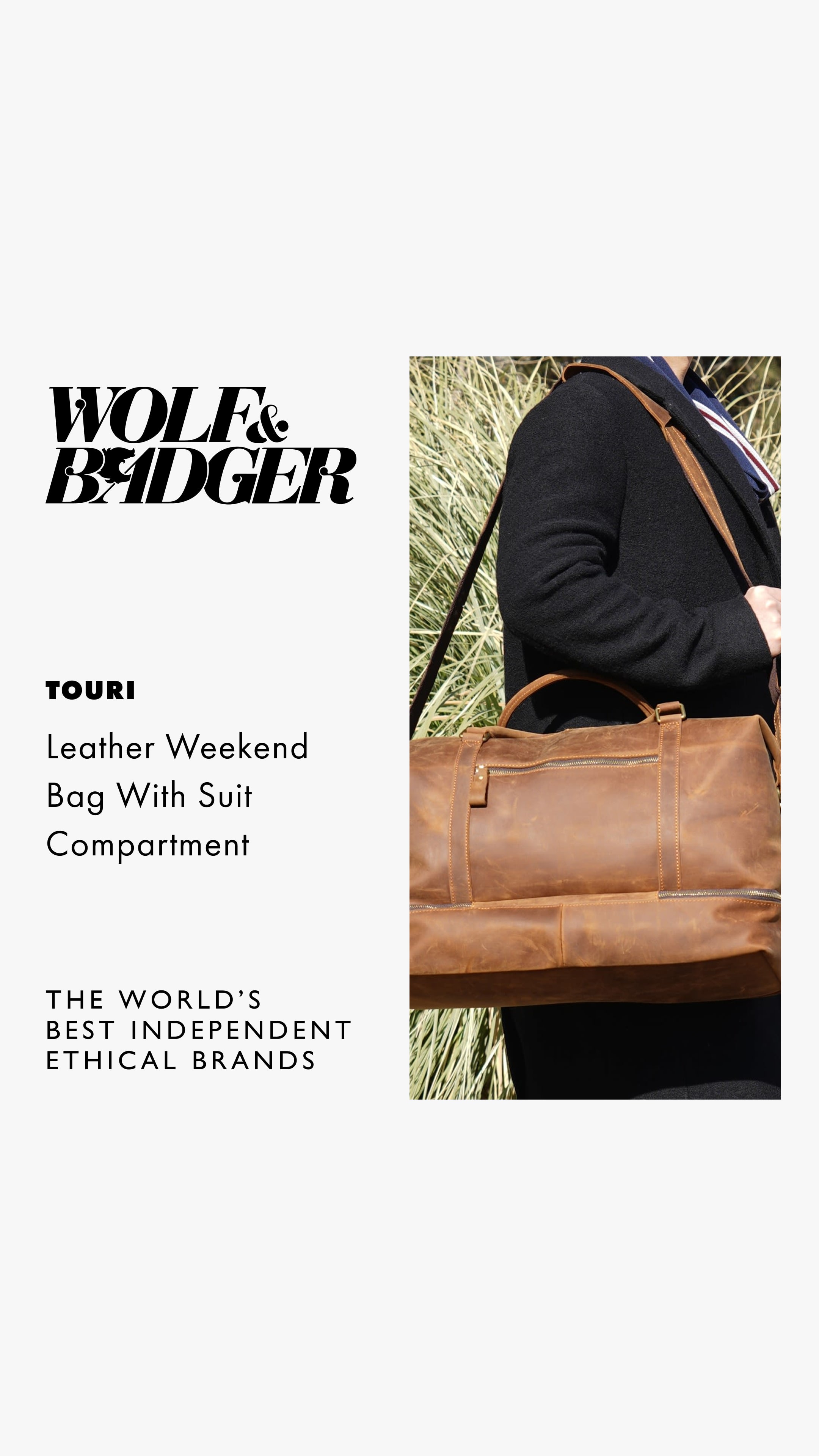 Wolf & Badger Facebook ad