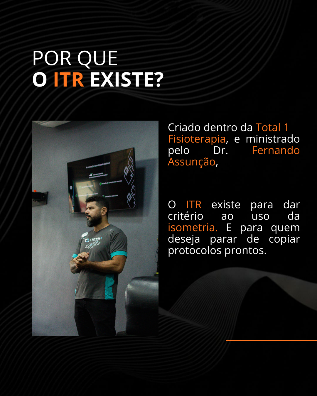 ITR - Isometric Training In Rehabilitation Facebook ad: O ITR é um curso sobre exercícios isométricos…