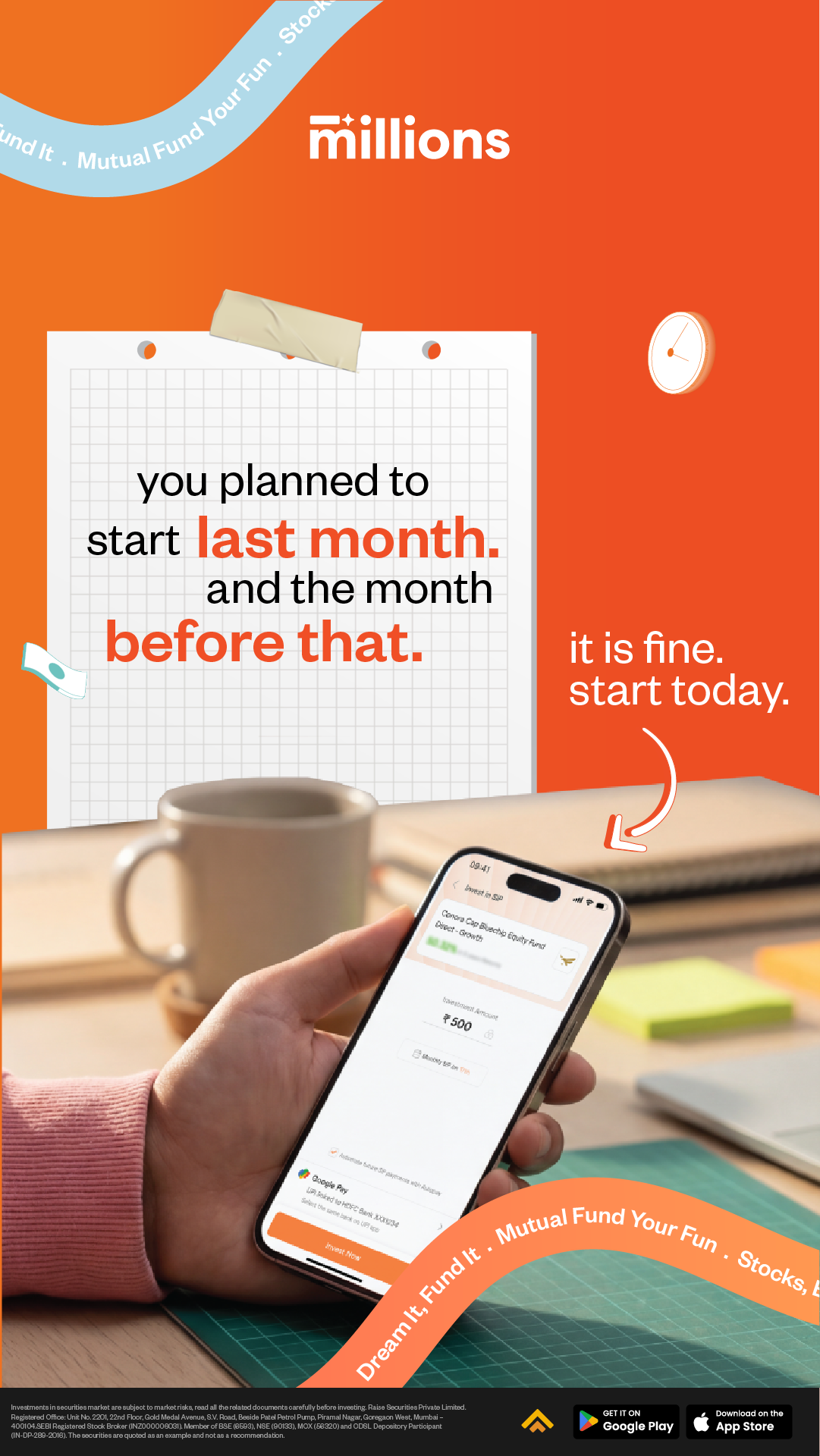 Millions app Facebook ad
