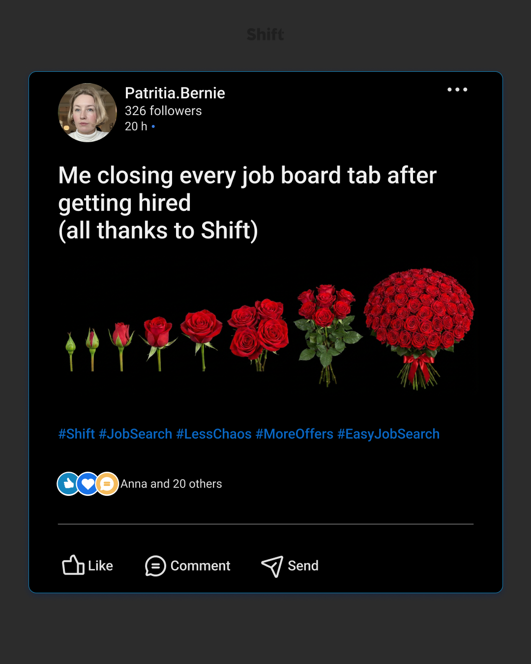 Shift - Transform Your Career Facebook ad