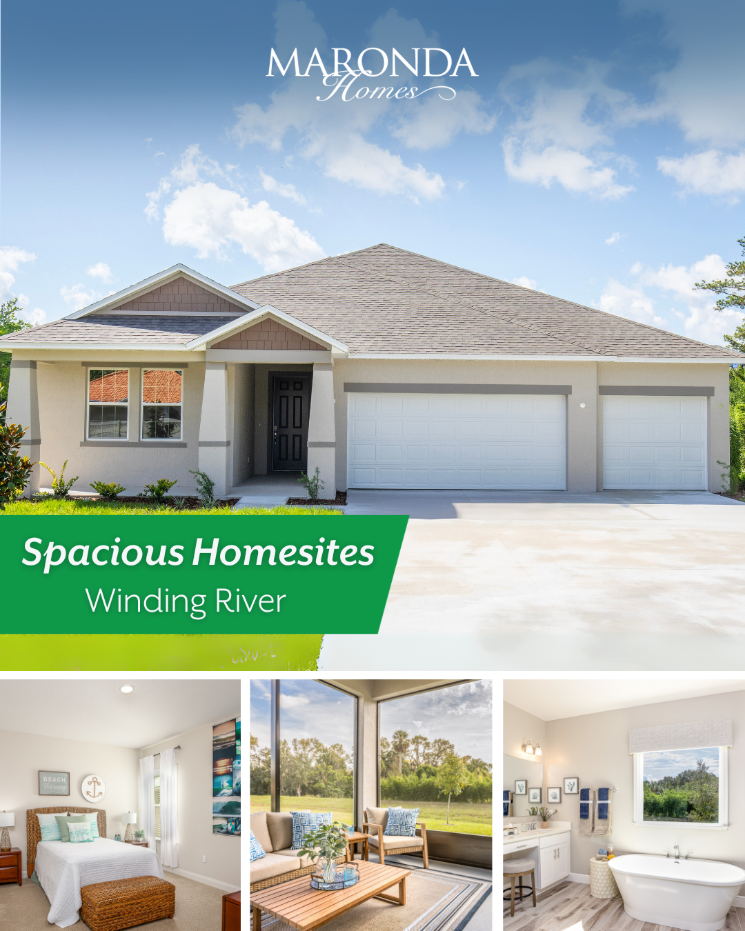 Maronda Homes Facebook ad: Winding River | From the Mid $300s