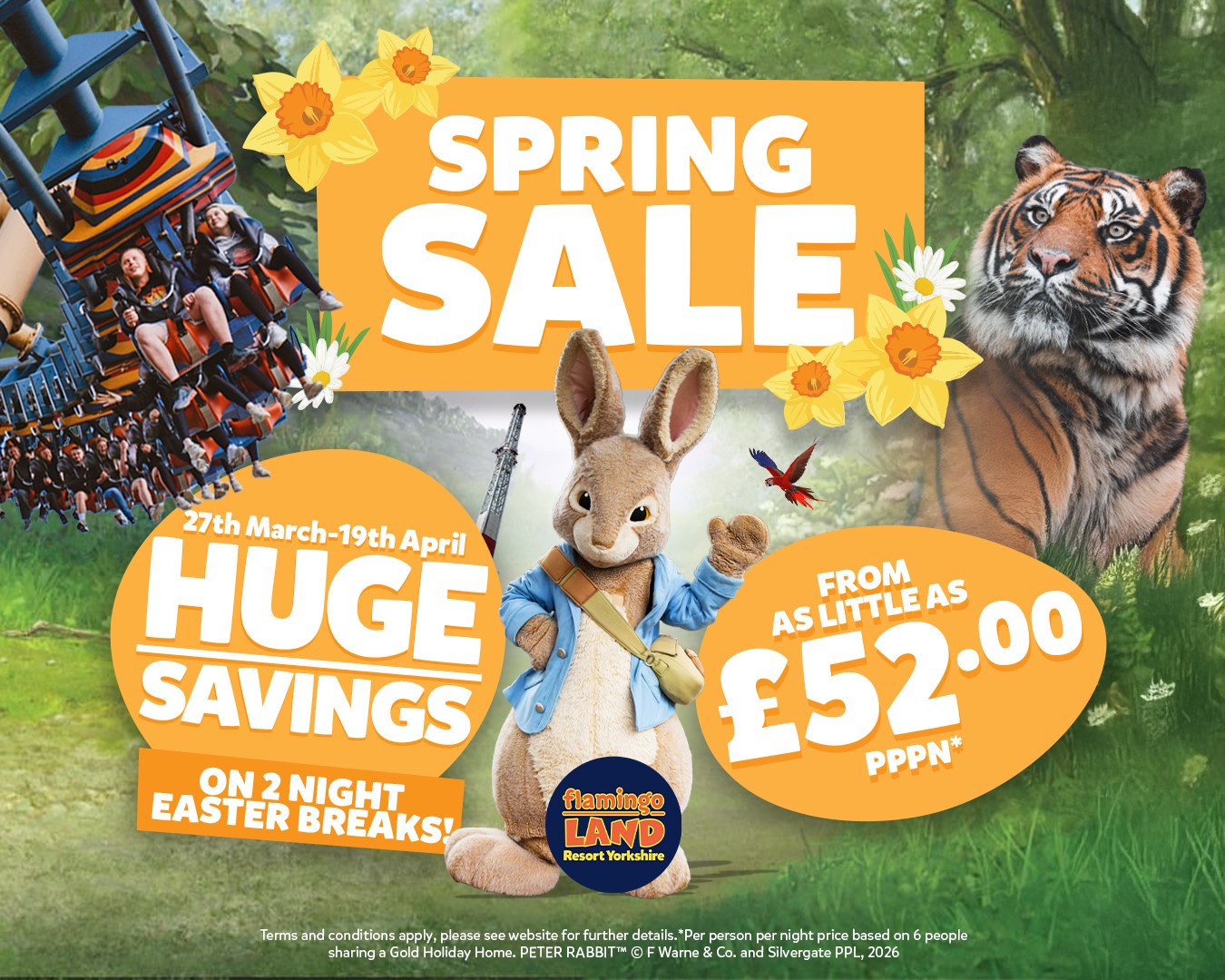 Flamingo Land Resort Facebook ad: Search & Book - Flamingo Land