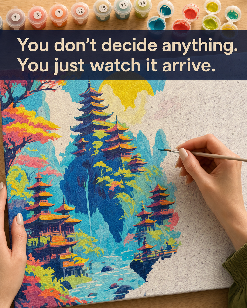 Art Therapy by Eleni Nicolaou Facebook ad: You Just Watch It Arrive.