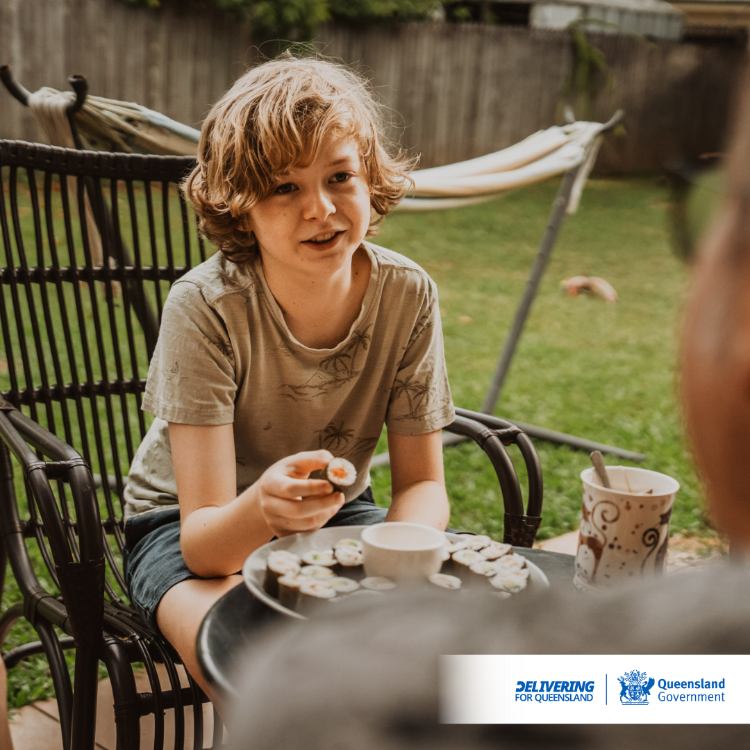 Child and Family Queensland Facebook ad: Could you foster a child on a weekend?
