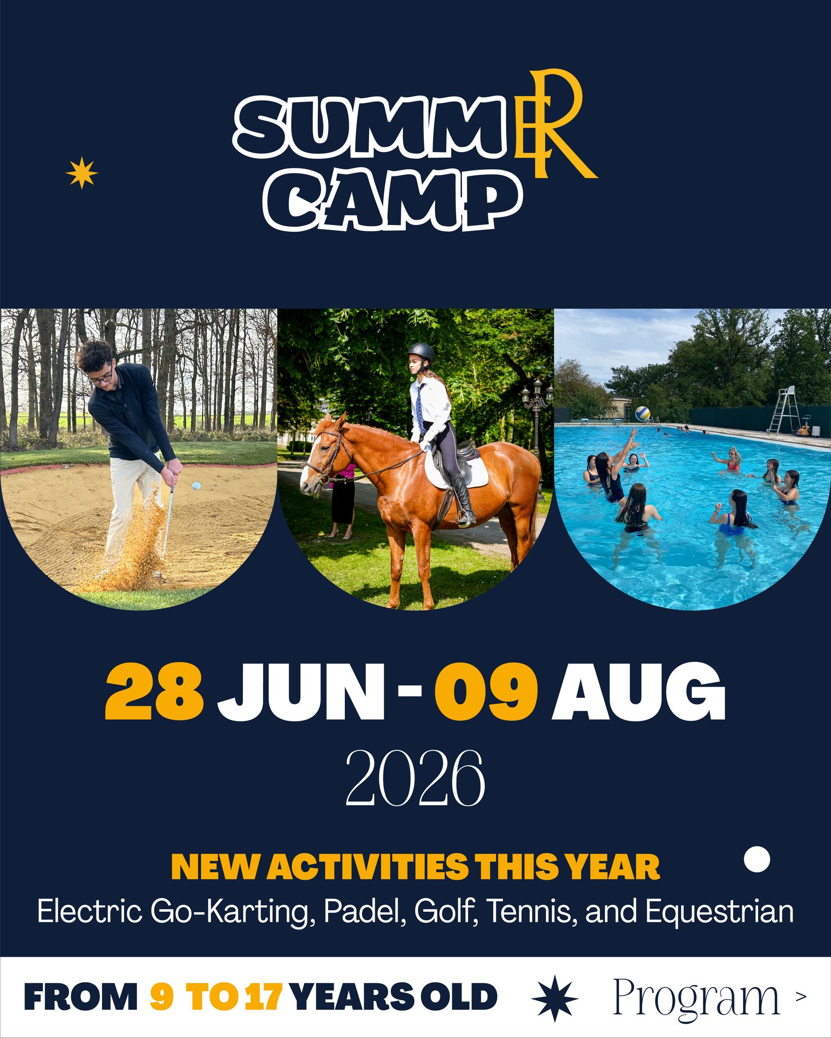 Ecole Des Roches Facebook ad: Get ready for an unforgettable Summer Camp 2026…