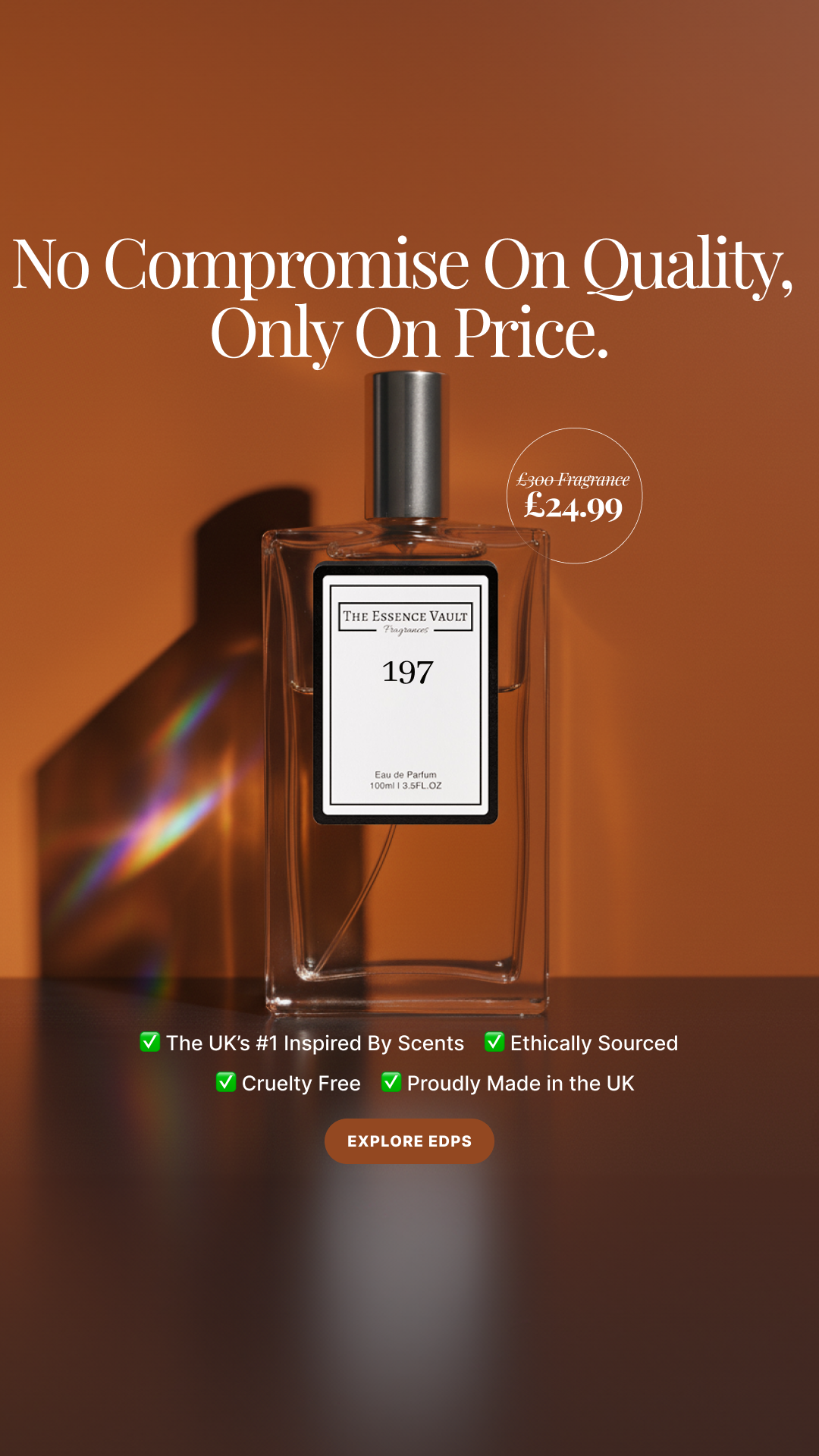 The Essence Vault Facebook ad