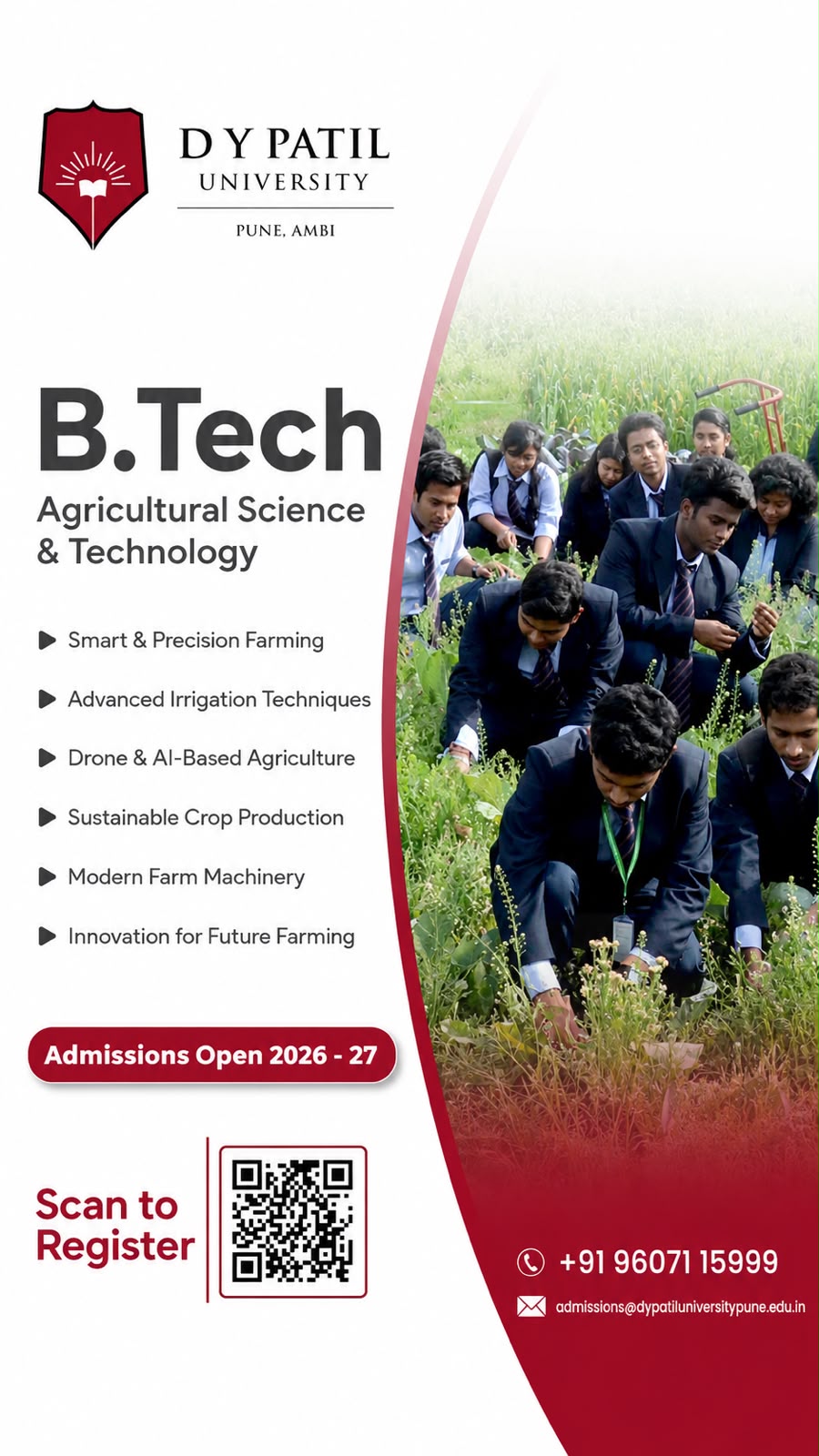Dy Patil University Pune Facebook ad