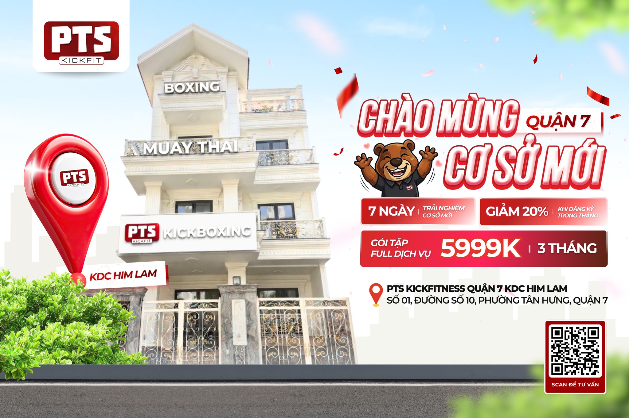 PTS KickFitness Quận 7 Facebook ad: 𝐆𝐑𝐀𝐍𝐃 𝐎𝐏𝐄𝐍𝐈𝐍𝐆 - PTS ĐÃ CẬP BẾN CƠ…