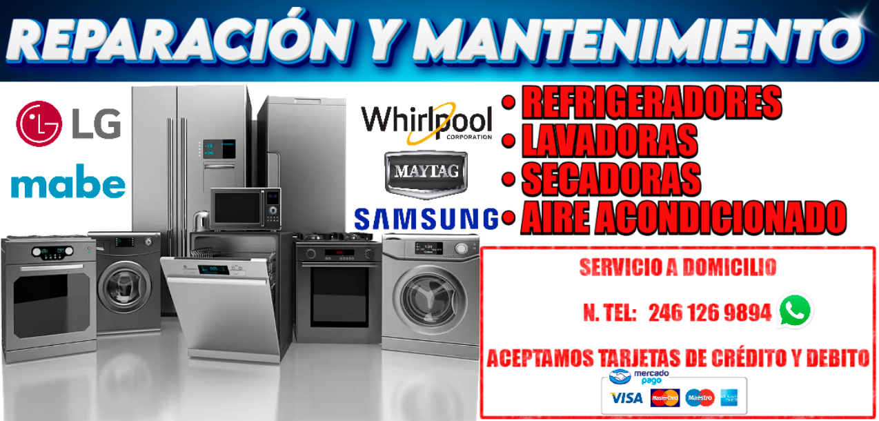 Refrigeradores Y Lavadoras Facebook ad: Reparación & Mantenimiento