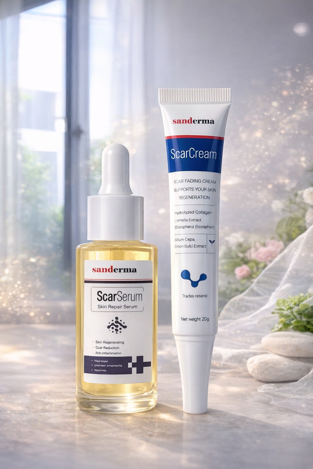 Sanderma Scar - ช่วยให้รอยแผลเป็นจางลง Facebook ad: 8 เหตุผลที่ Sanderma ฟื้นฟูแผลเป็นได้ดีกว่า 98%…