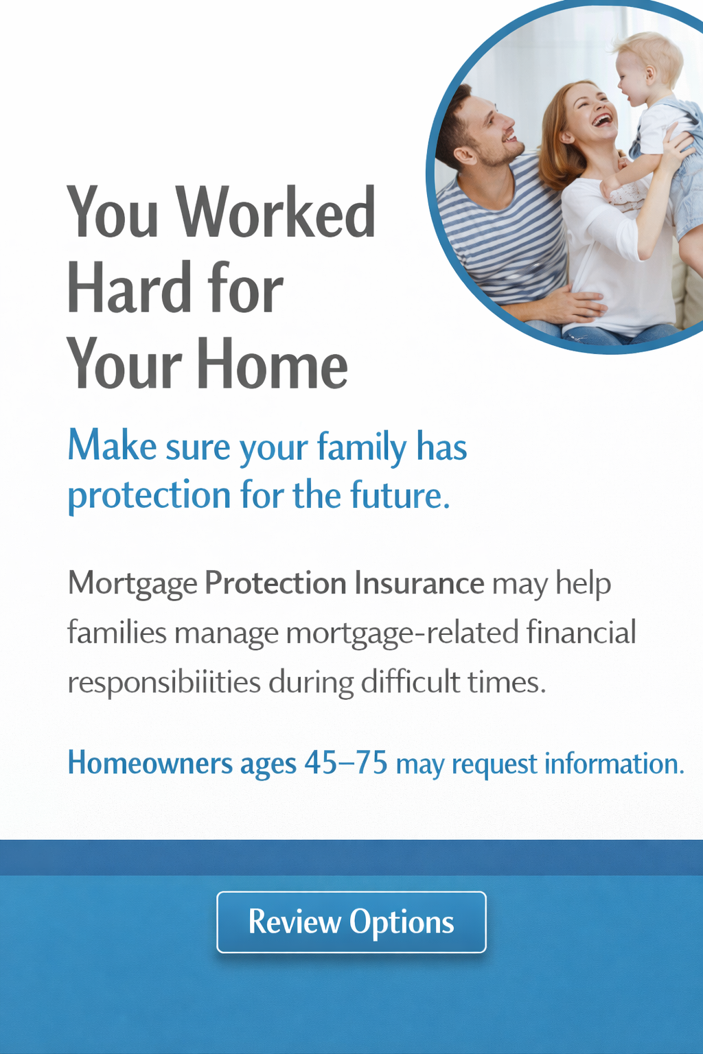 Alpine Wealth Management Facebook ad: You worked hard for your home.
