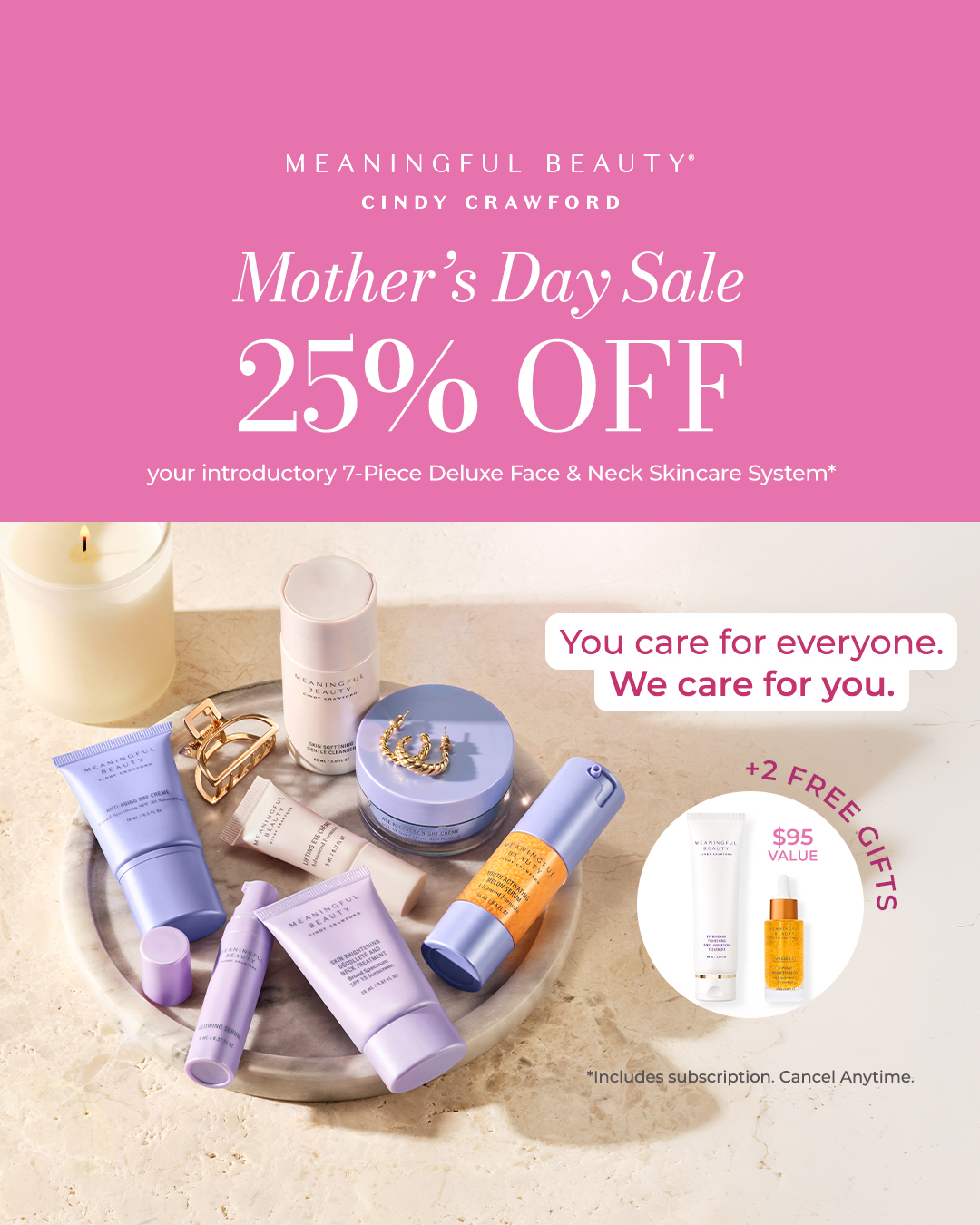 Meaningful Beauty Facebook ad