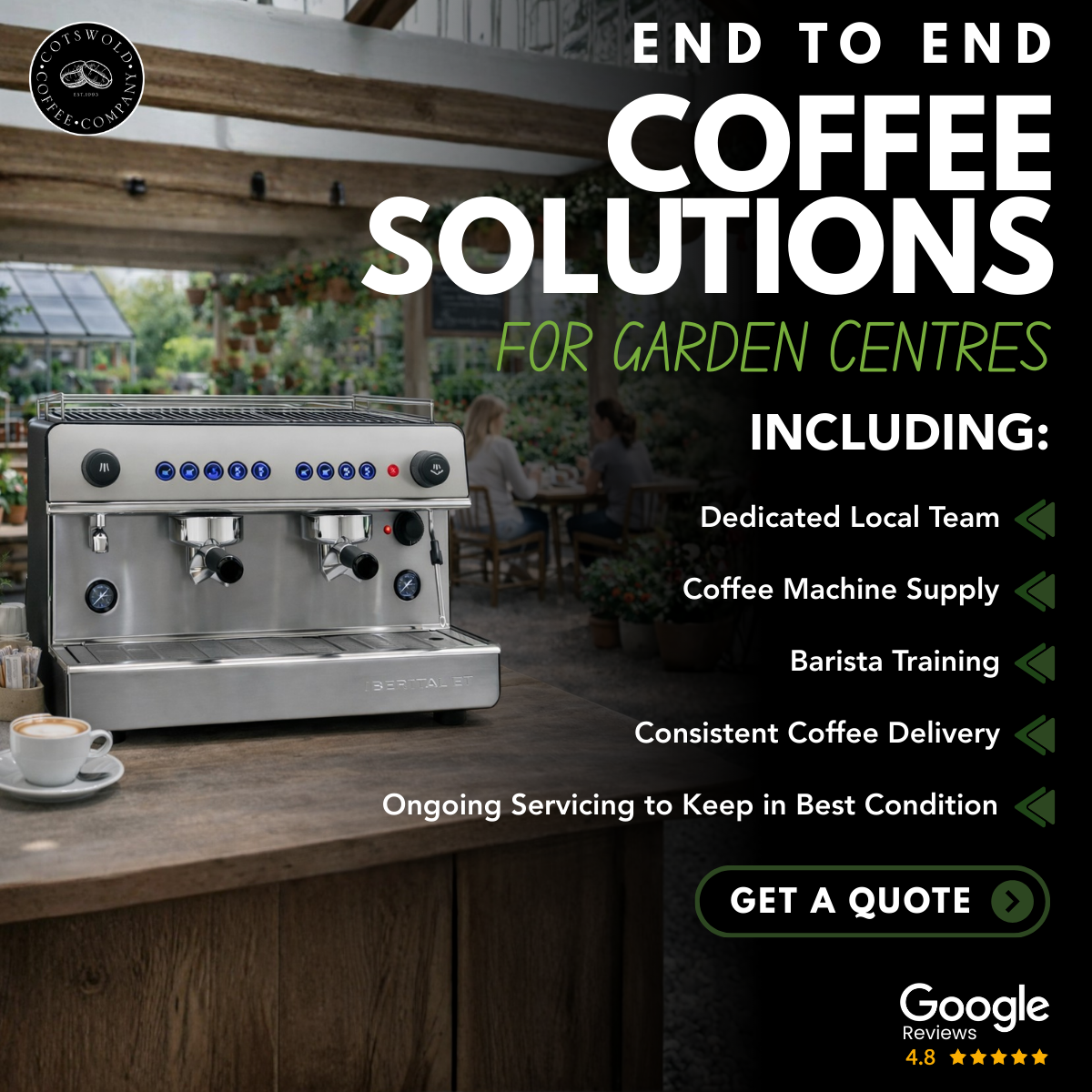 Cotswold Coffee Company Facebook ad