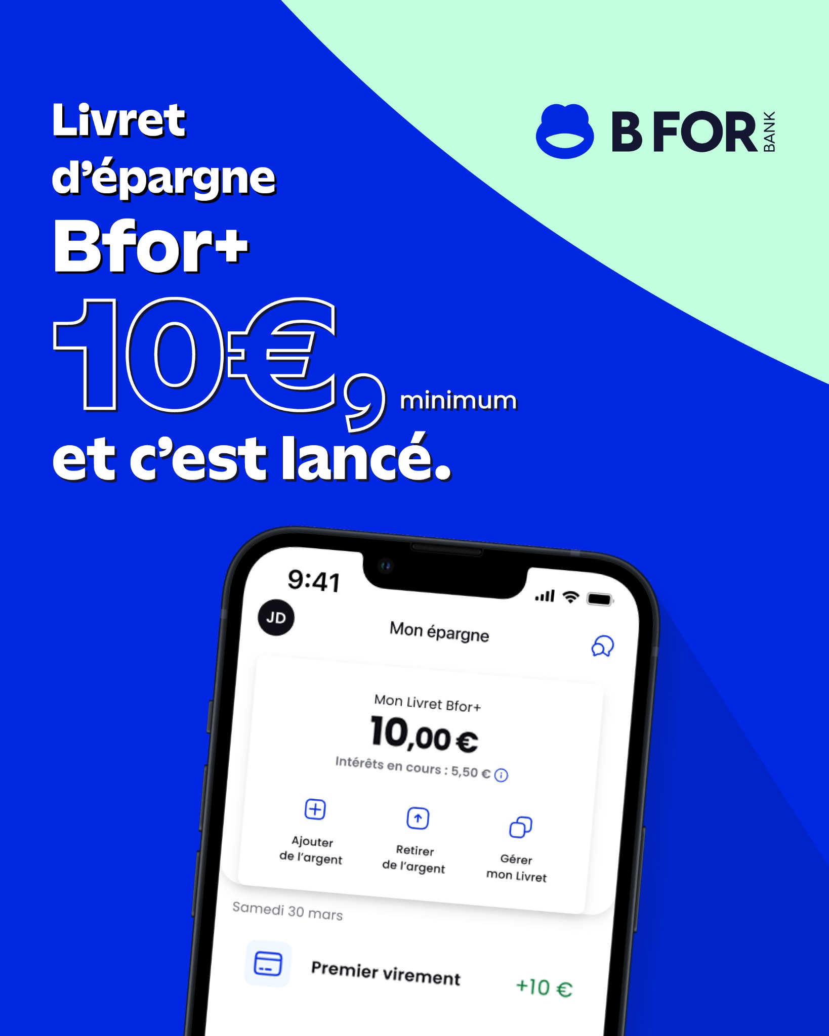 BforBank Facebook ad