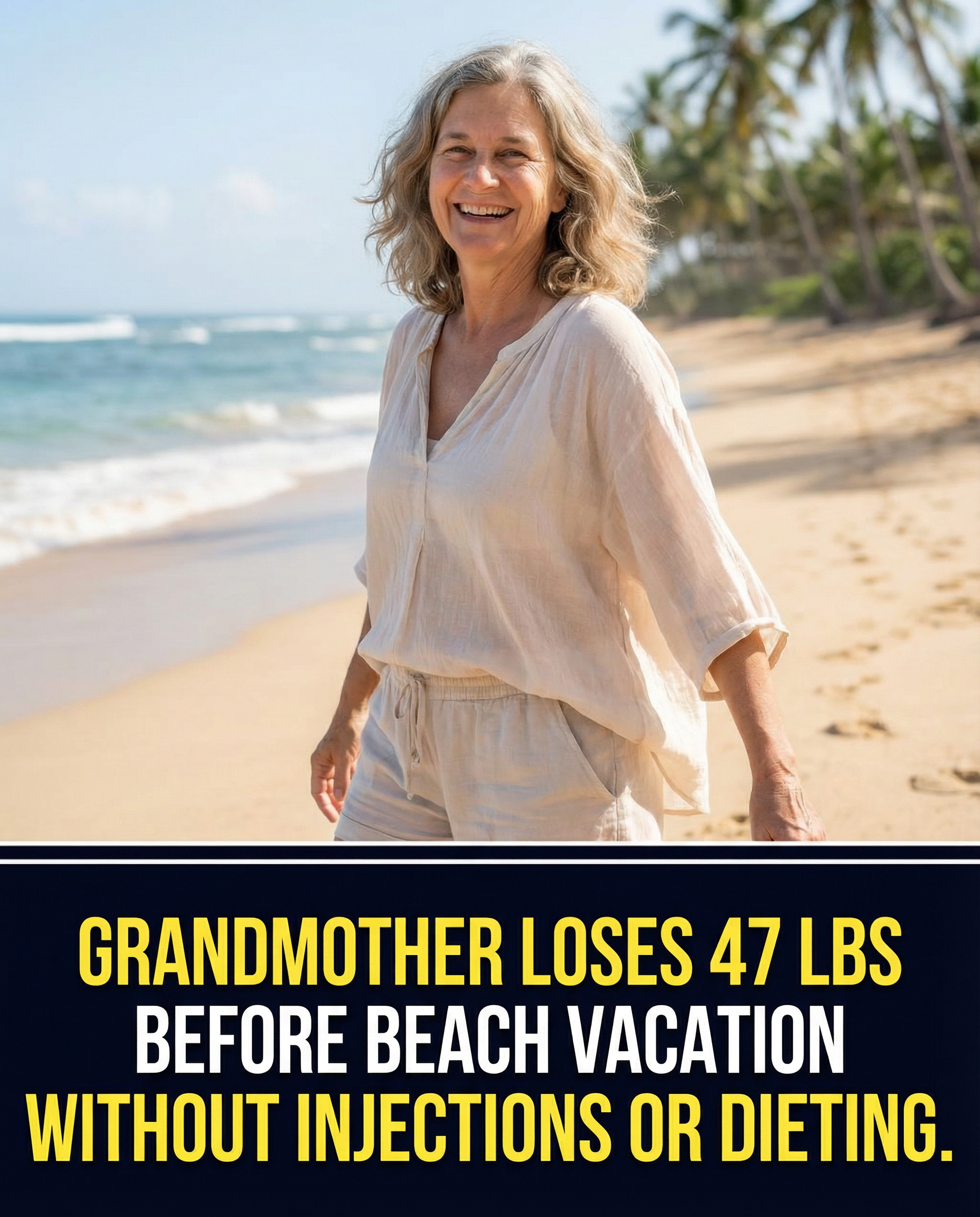 Martha Sterling Facebook ad: She Lost 47 Pounds Before Her Beach Vacation