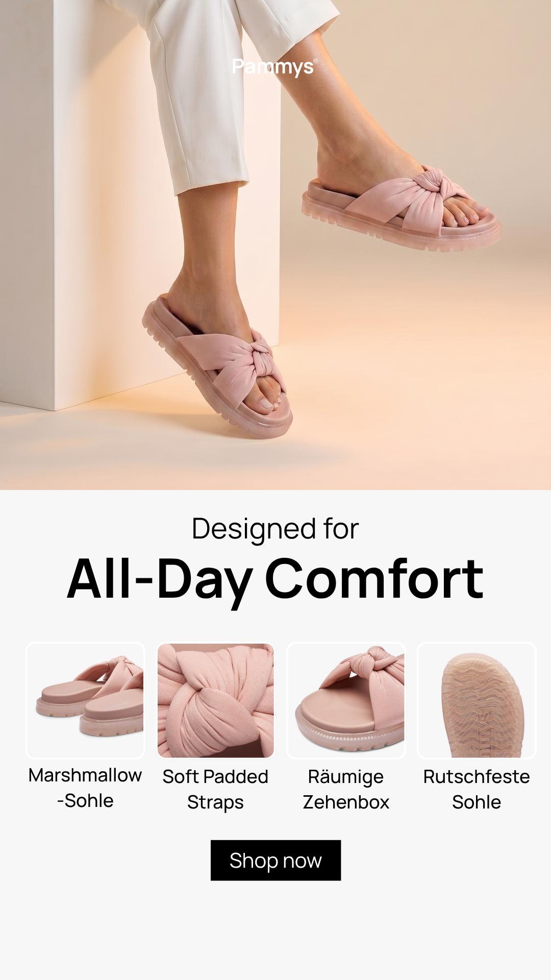 Pammys Facebook ad