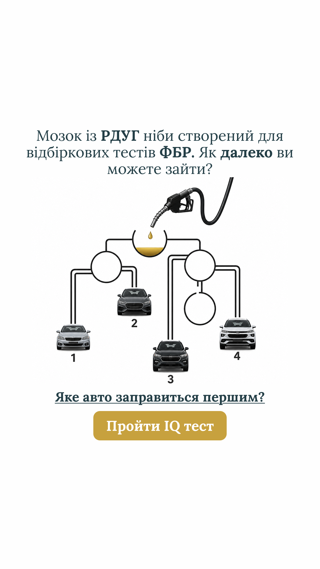 Free International IQ Test Facebook ad
