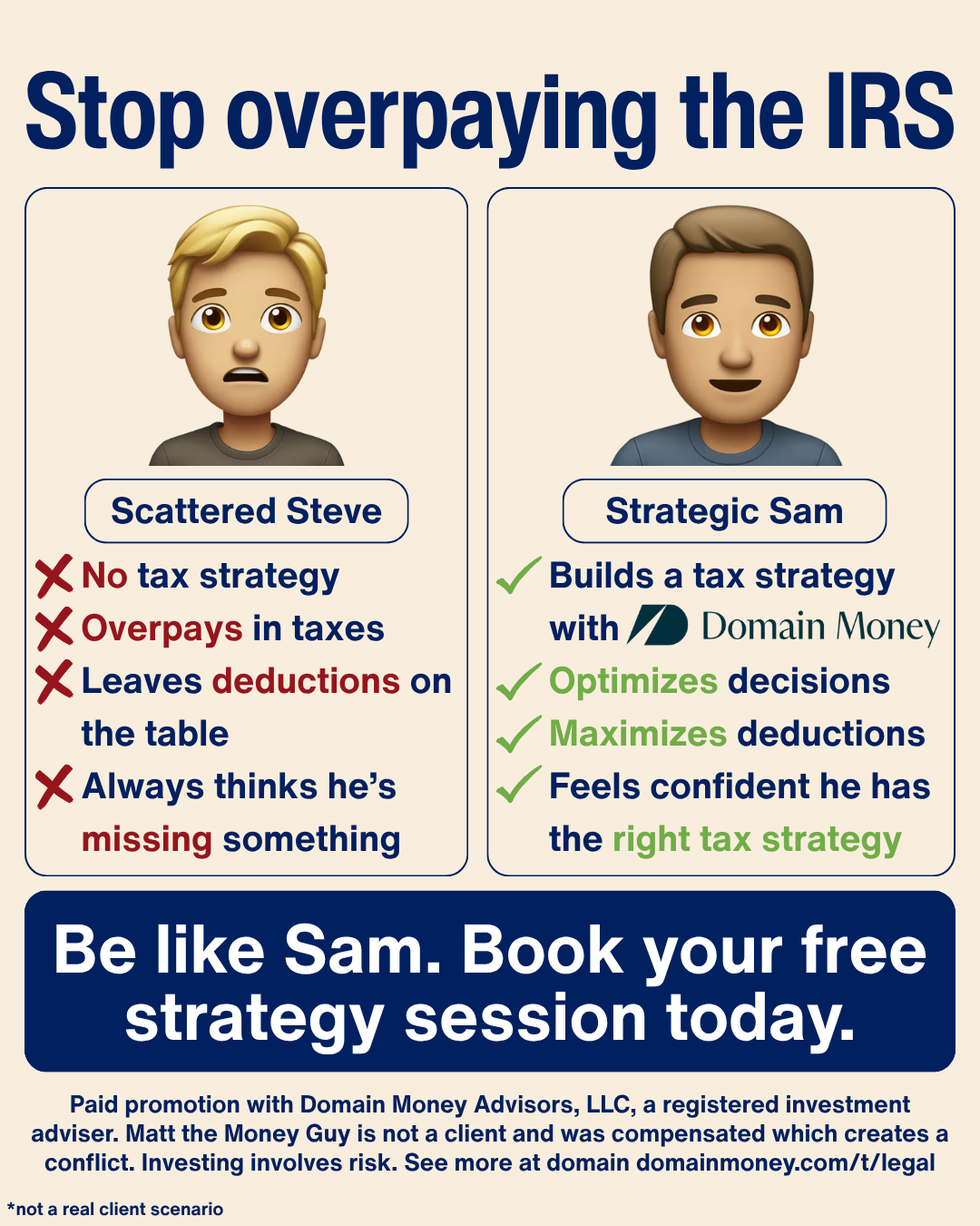 Matt the Money Guy Facebook ad