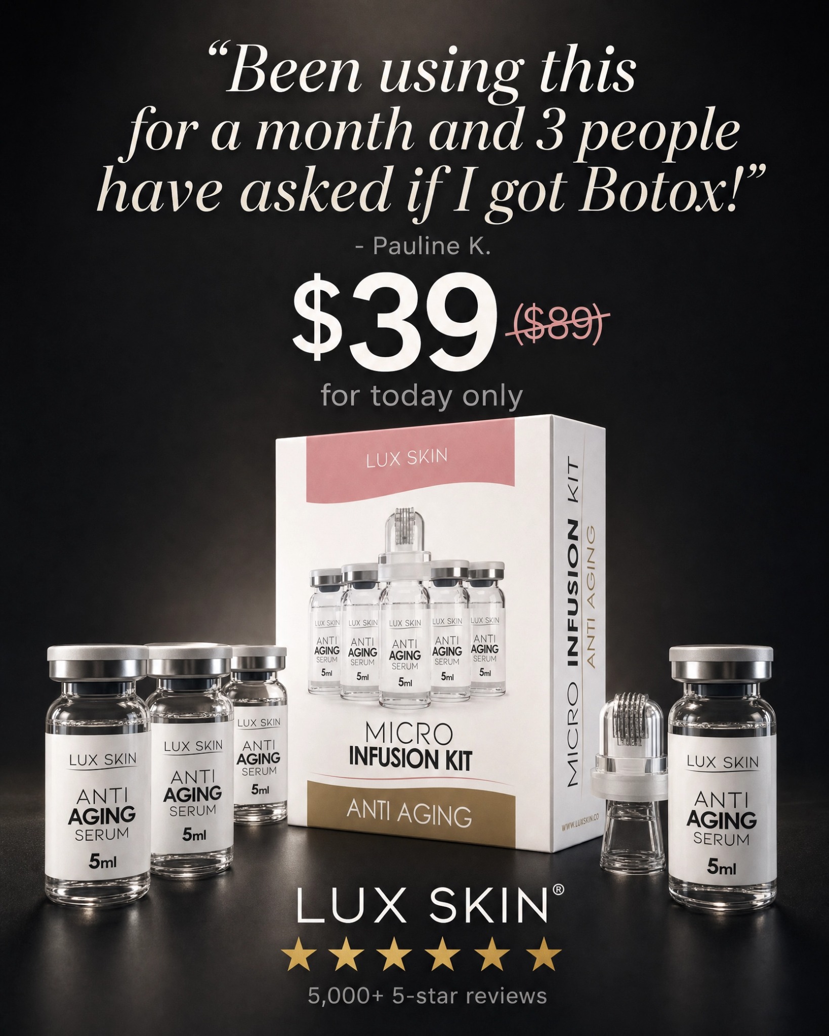 LUX SKIN Facebook ad