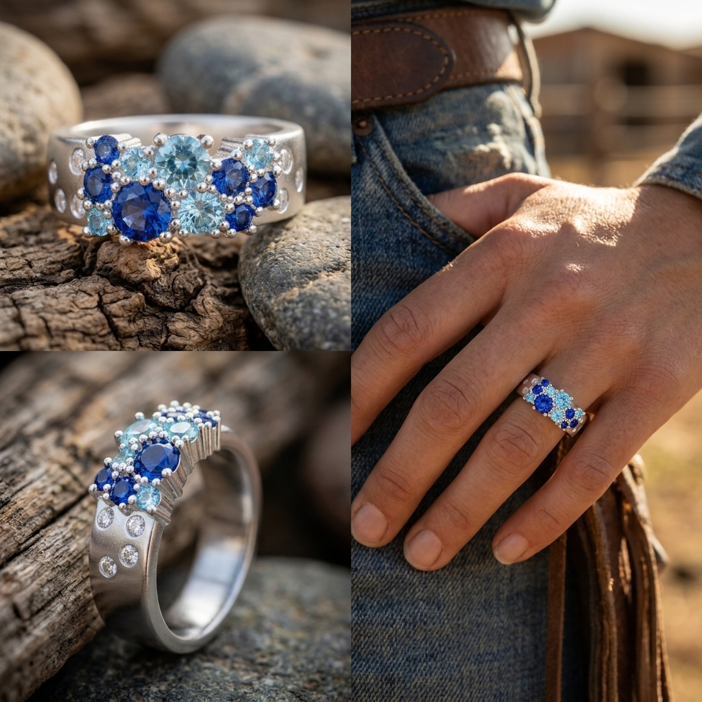 Serene Western Facebook ad: Up to 50% Off Sitewide