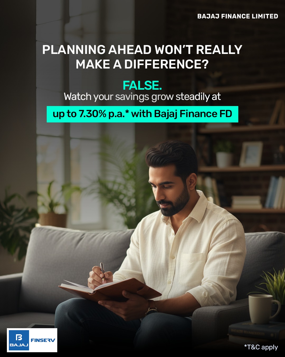 Bajaj Finance Money Adda Facebook ad: Think planning ahead doesn’t pay off?