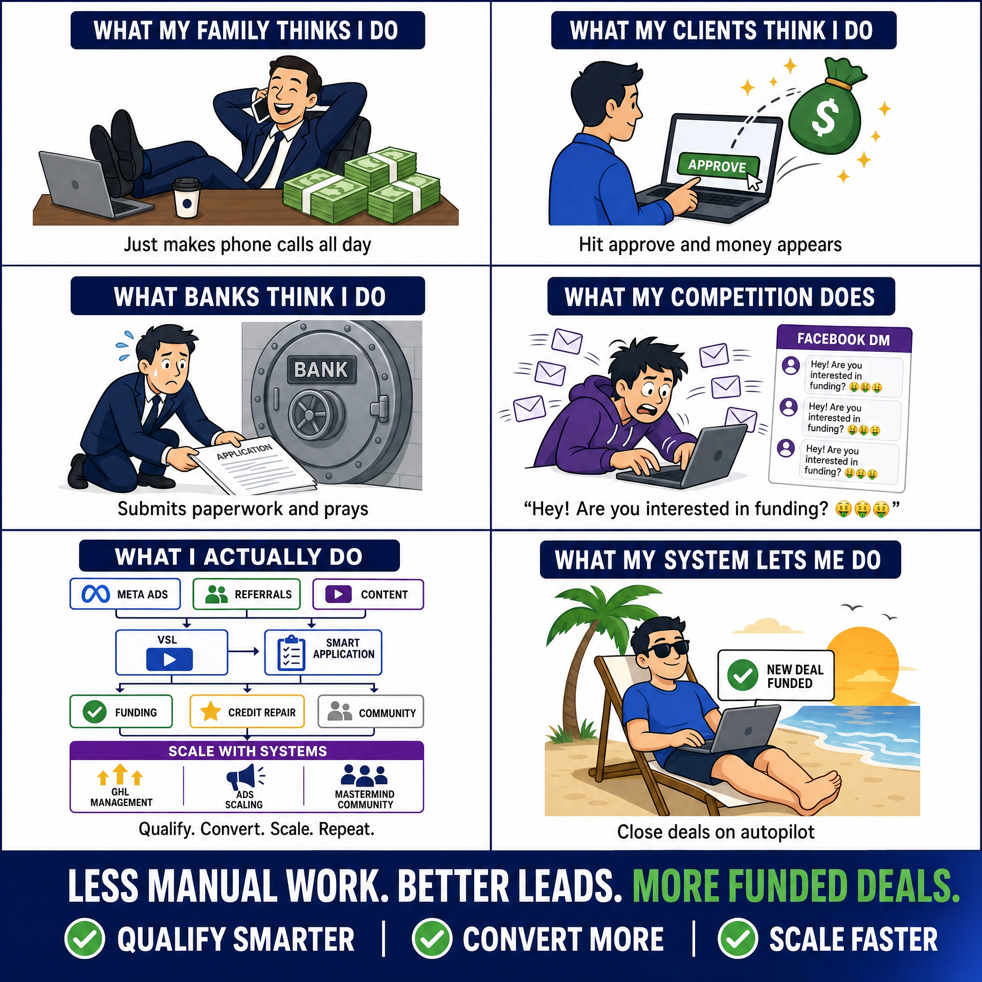 The Ad Papi Facebook ad: Your Competition Is Still Spamming DMs