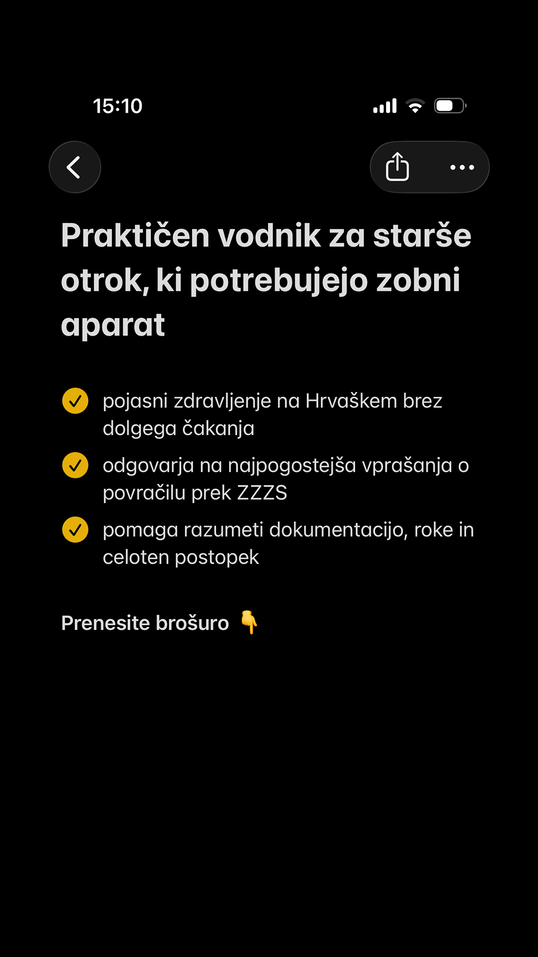 Poliklinika IMED Facebook ad