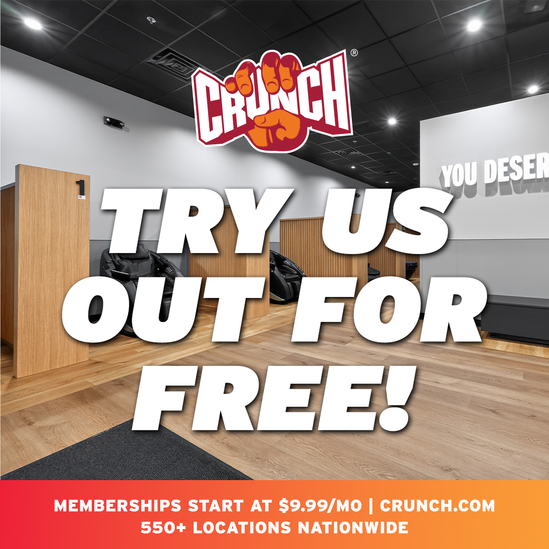 Crunch Fitness - Coral Ridge Facebook ad from Jul 3, 2026