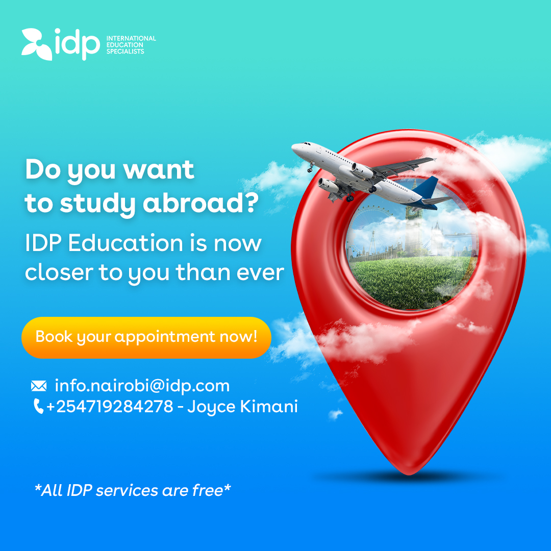 IDP Education Kenya Facebook ad