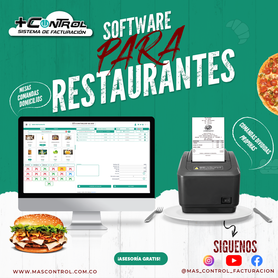 Mas Control Sistema De Facturación Facebook ad