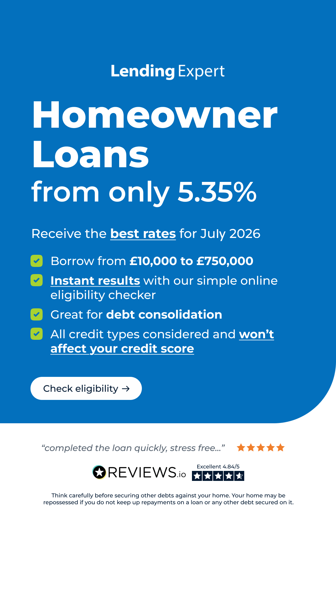 Lending Expert Facebook ad