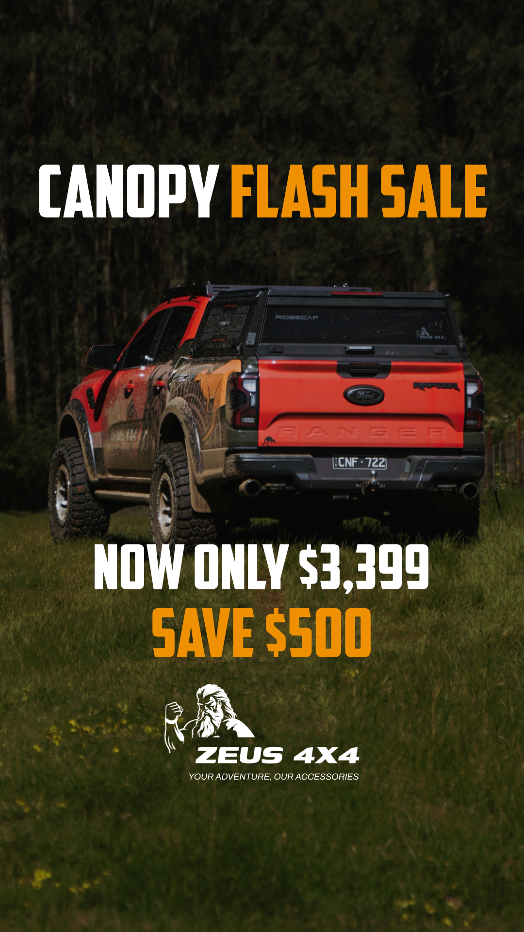 Zeus 4x4 Accessories Facebook ad