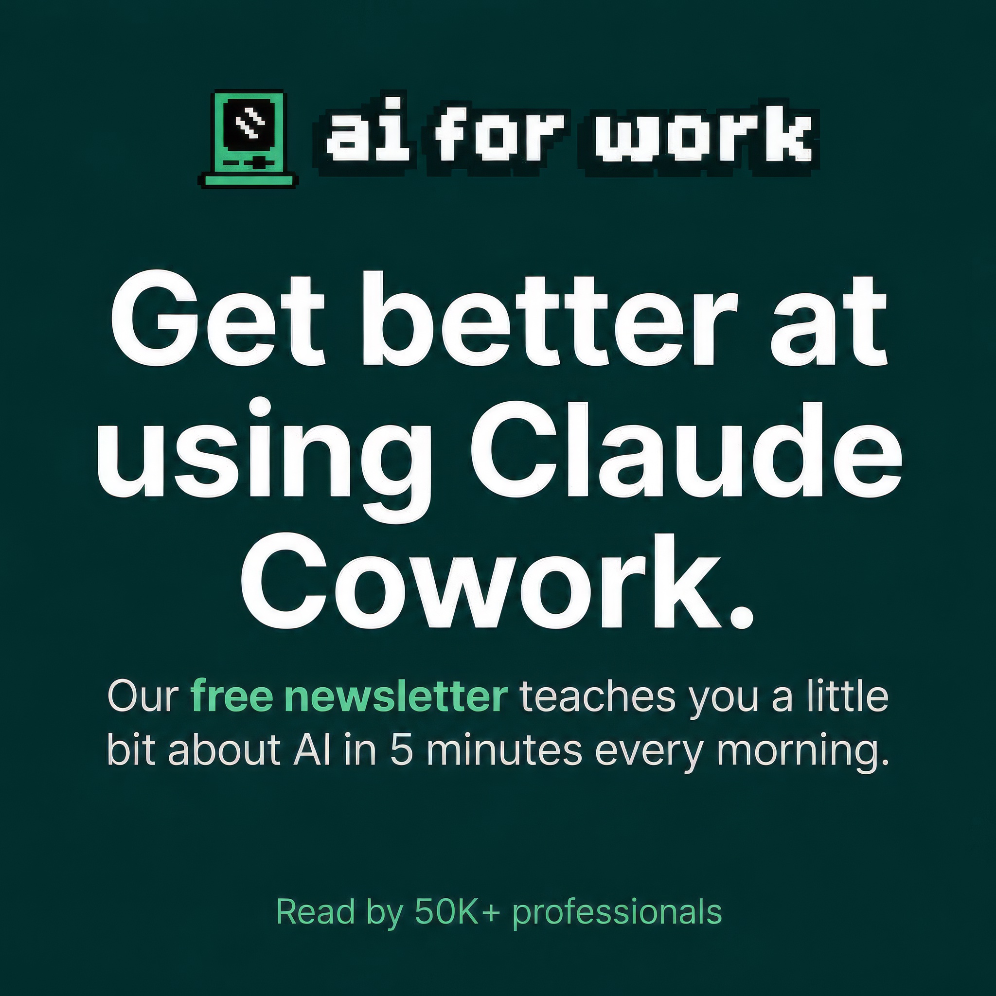 AI for Work  Facebook ad