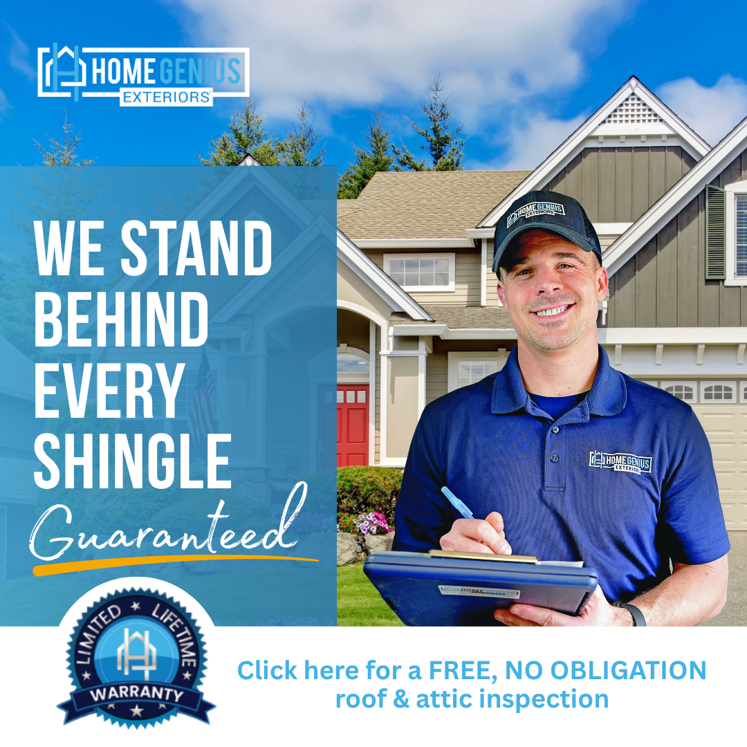 Home Genius Exteriors Facebook ad