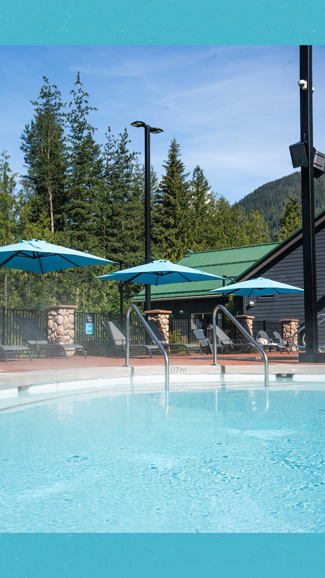 Crazy Creek Hot Pools Resort Facebook ad: Good morning from Crazy Creek Resort!