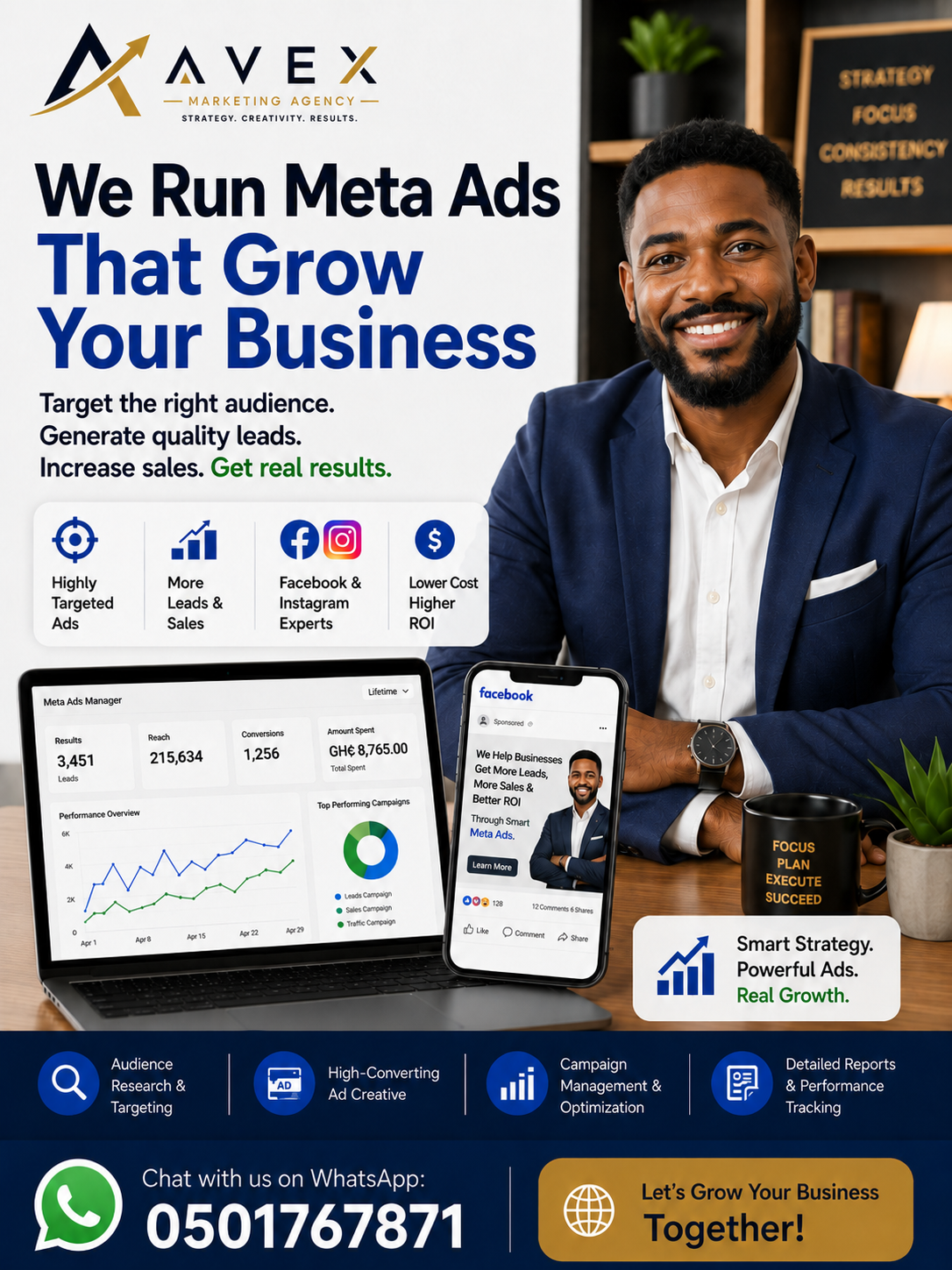 Avexmarketingagency Facebook ad: More Sales With Ads