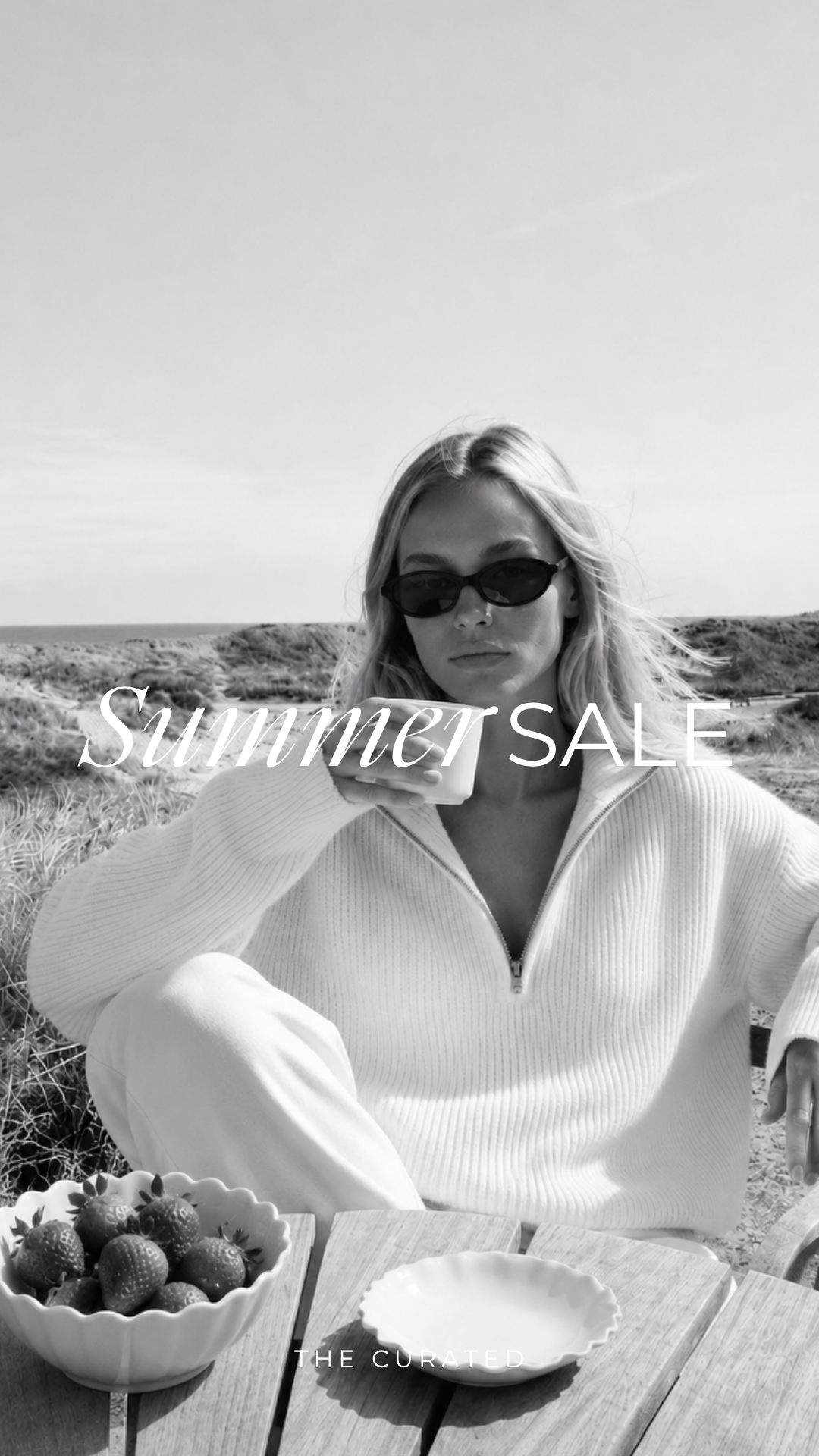The White Label Facebook ad: THE CURATED | Luxe Staples at Honest Prices