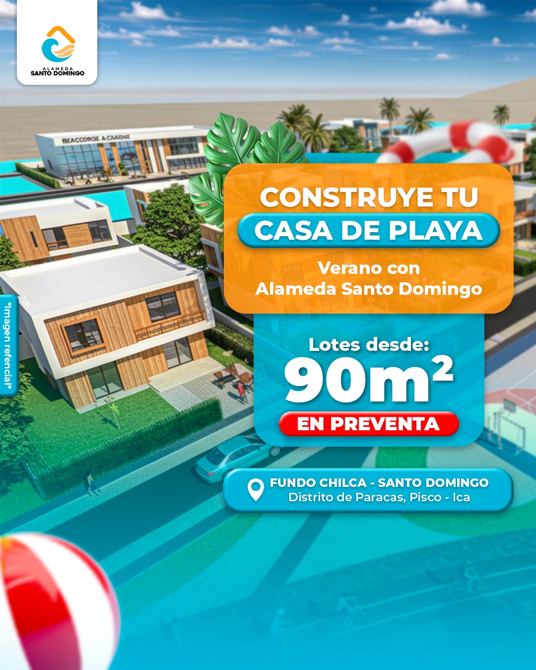 Alameda Santo Domingo Facebook ad: ¡El paraíso te está esperando!