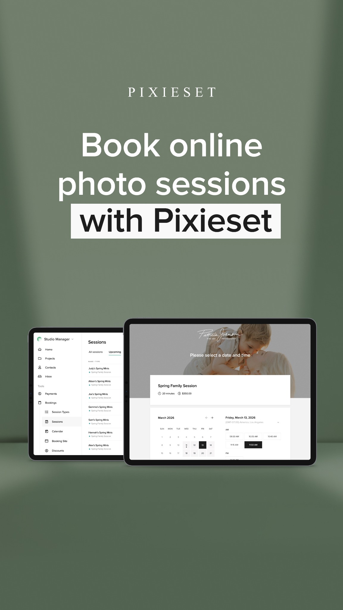 Pixieset Facebook ad: Power up your photography business