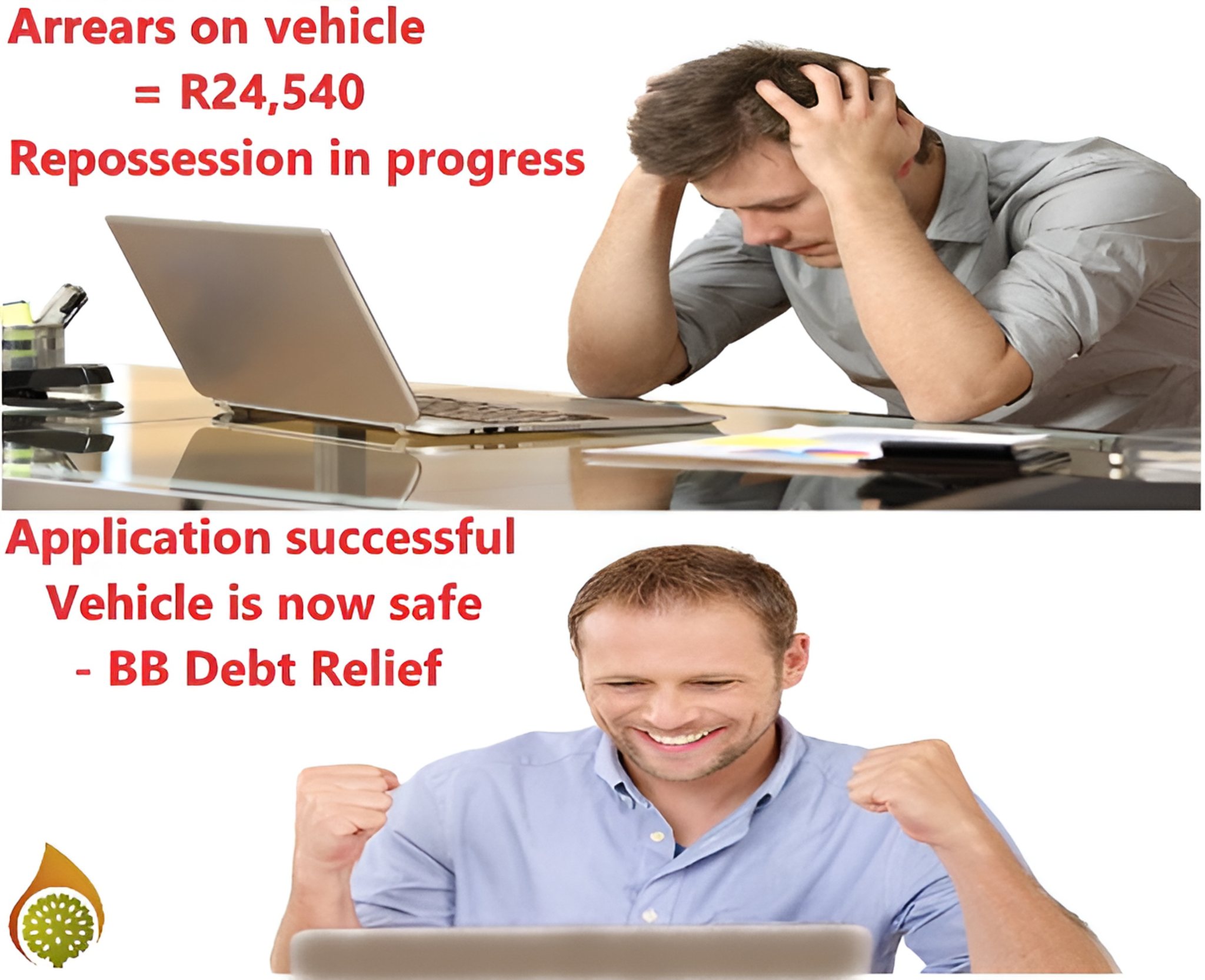 BB Debt Relief Facebook ad: We Fix Arrears