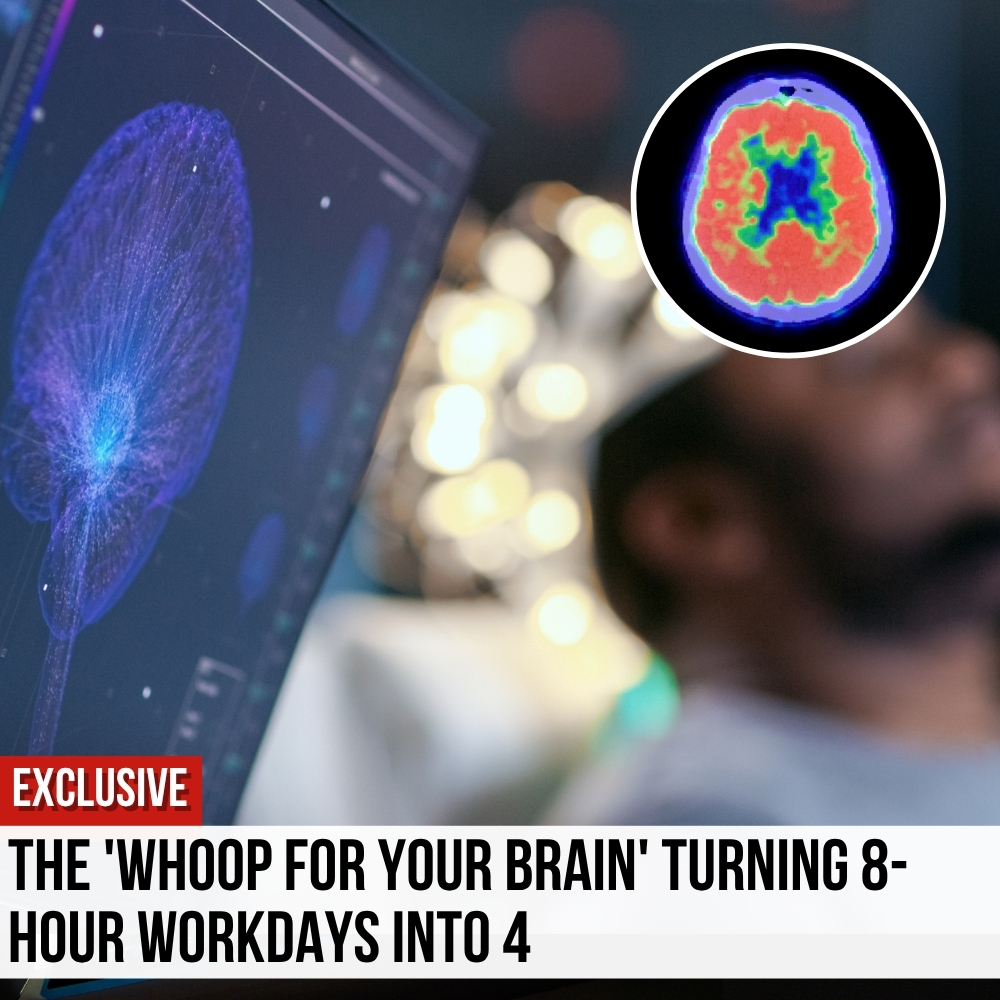 Qneuro Facebook ad: The 'Whoop For Your Brain' Turning 8-Hour Workdays Into 4