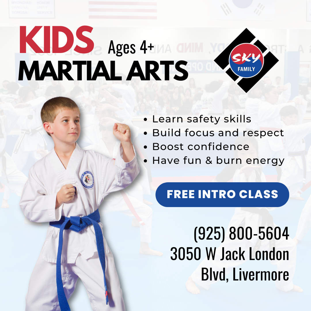 SKY Family Martial Arts Facebook ad: Invest In Your Child's Future!
