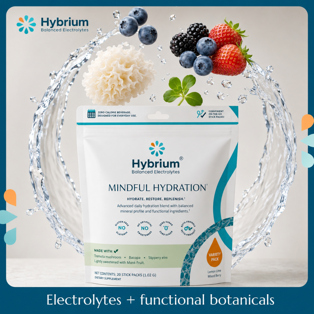 Hybrium Balanced Electrolytes Facebook ad: Not all electrolytes are created equal