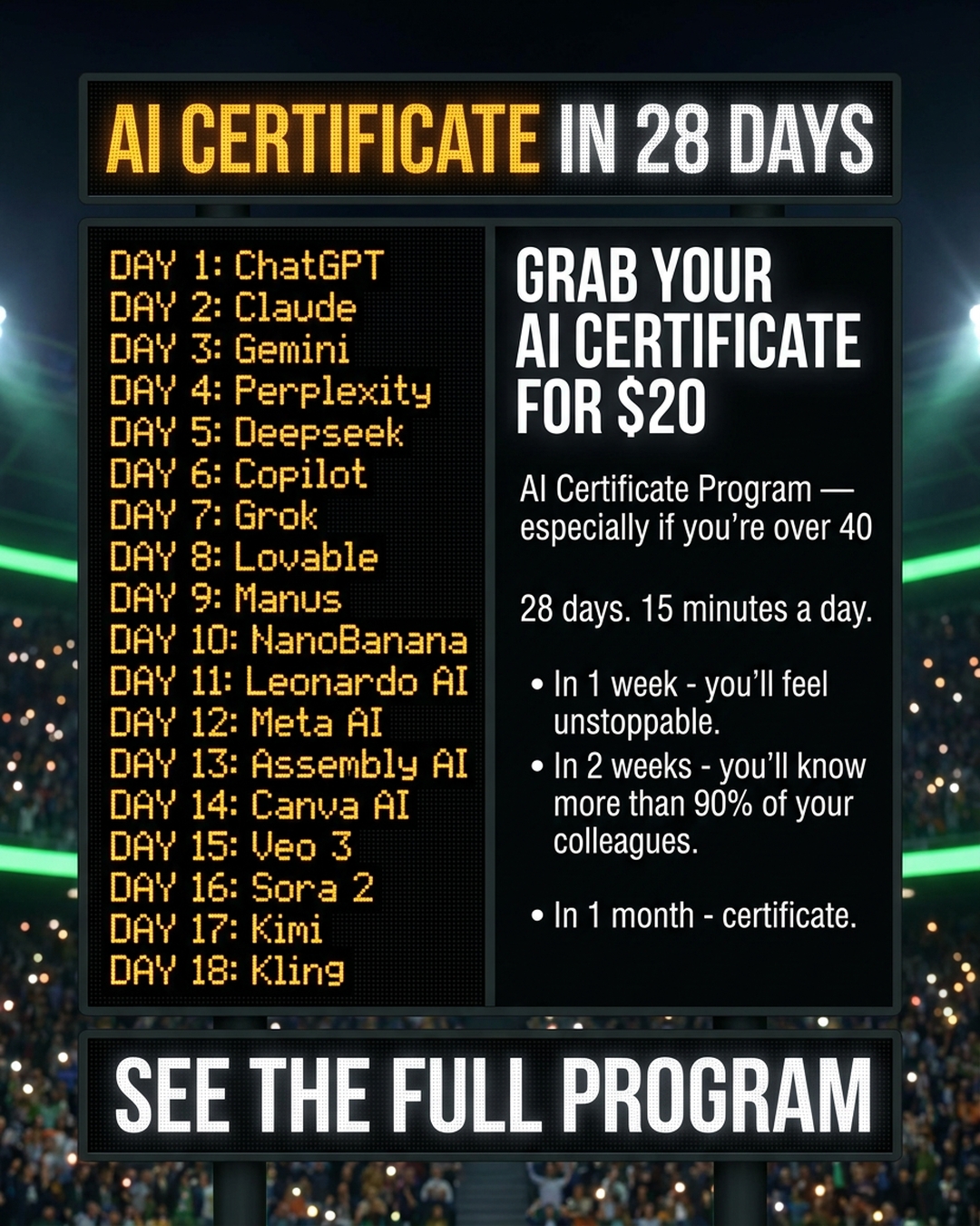 AI Essentials Facebook ad
