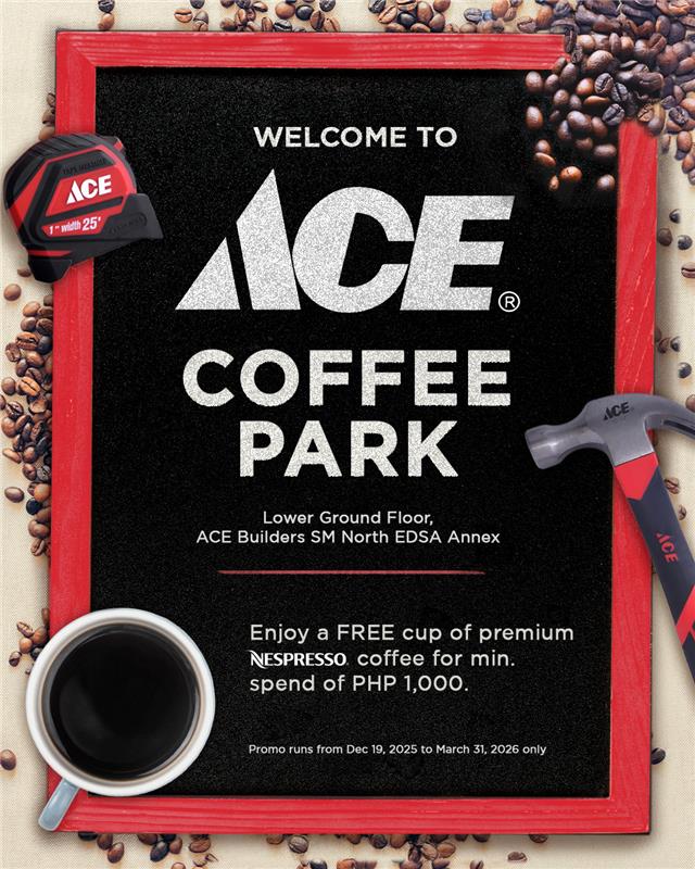 ACE Hardware Philippines Facebook ad: Shopping break, but make it better.