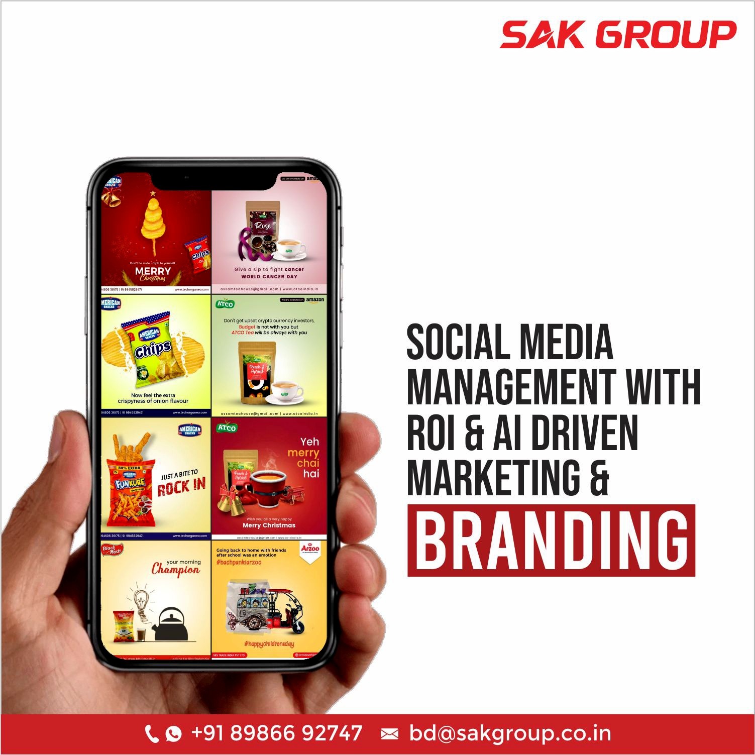 S.A.K GROUP Facebook ad: Social Media Marketing Services