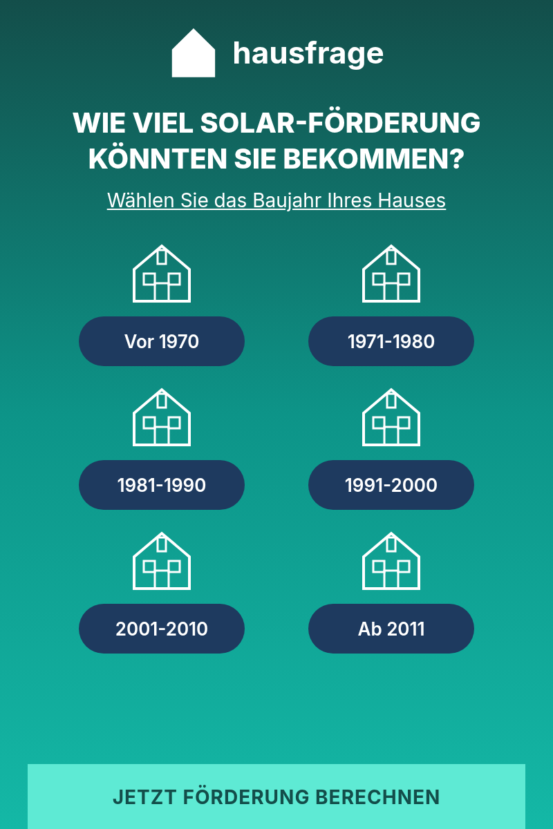 Hausfrage Facebook ad