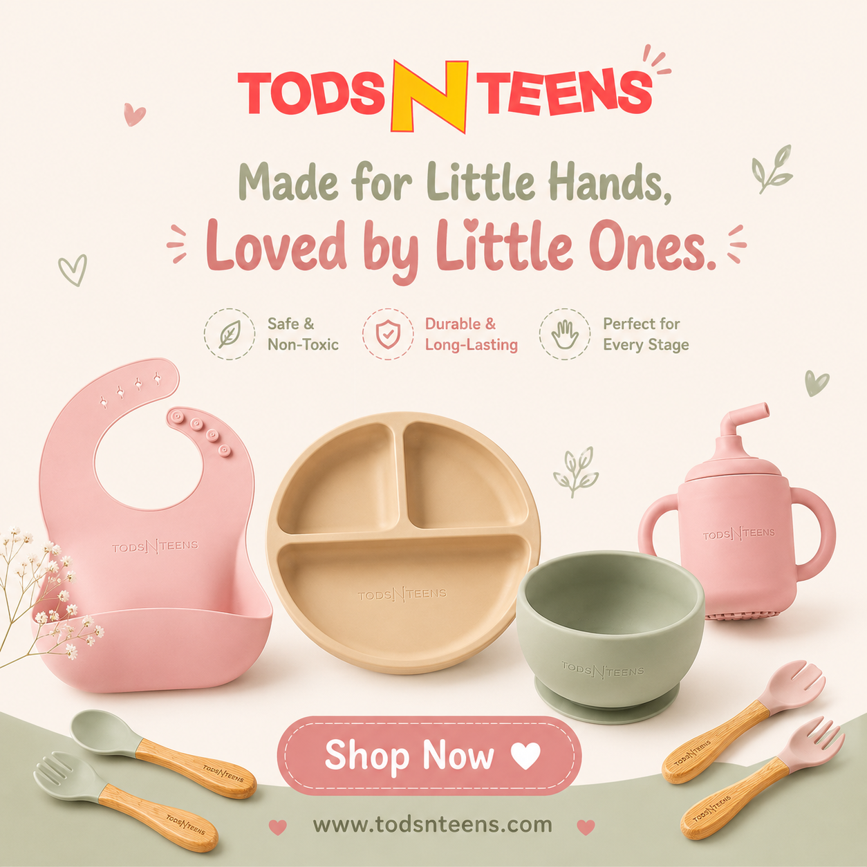 Tods N Teens Facebook ad