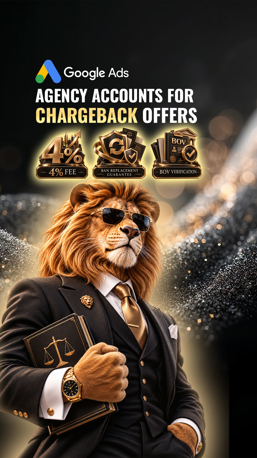 WayProfit Agency Facebook ad: Google Ads Agency Accounts for Chargeback